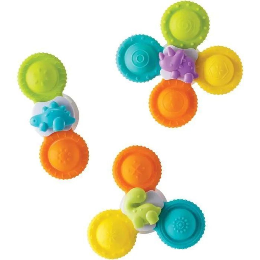 Set mit 3 „Spinnern“ – INFANTINO – 305289 – Silikon