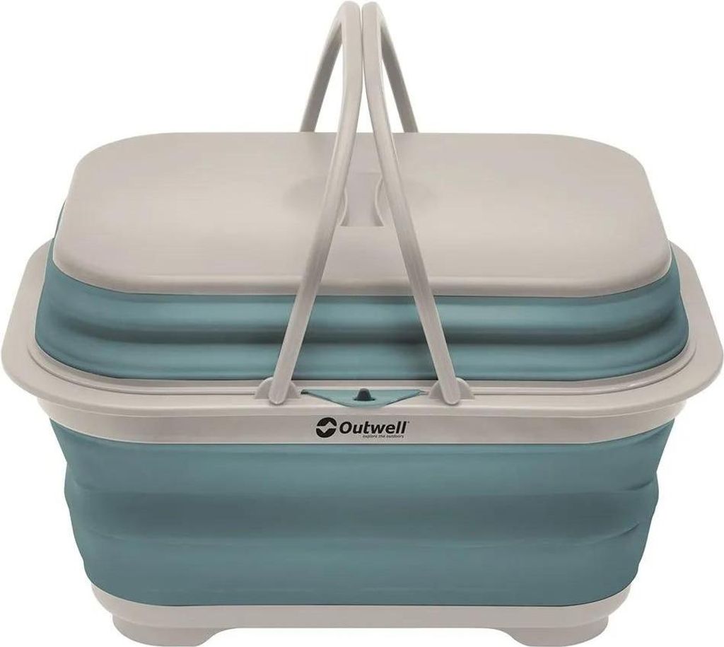 Outwell Faltbarer Wäschekorb Mit Griff Blau Blau One Size