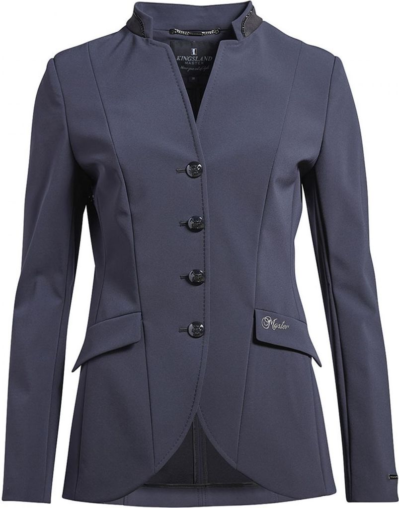 Kingsland Damen Turnierjacket Fairen Master navy 4-Wege-Stretch atmungsaktiv, Color:Navy, Damengröße:Größe 38