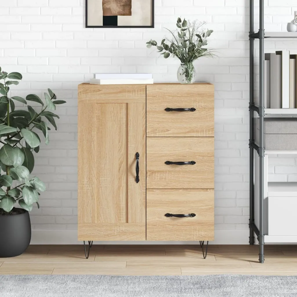Credenza Rovere Sonoma 69,5x34x90 cm | Mobile Contenitore Moderno