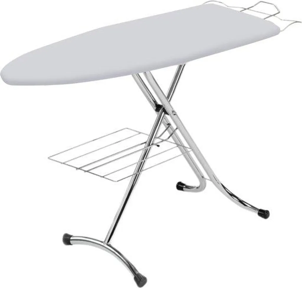 Table à repasser 123 x 39 cm pliable avec hauteur ajustable et grand plateau