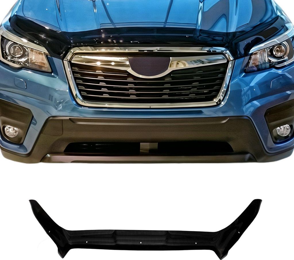 Motorhaube Deflektor Insektenschutz für Subaru Forester 2018-2025 Dunkel