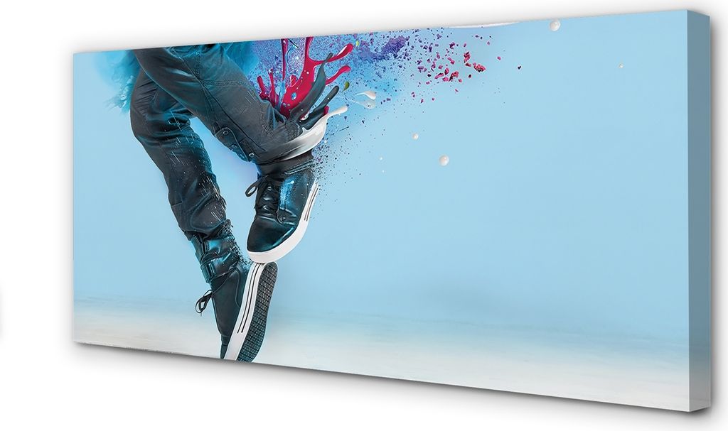 Leinwandbild 100x50 Wandkunst Beine bunter ciapki
