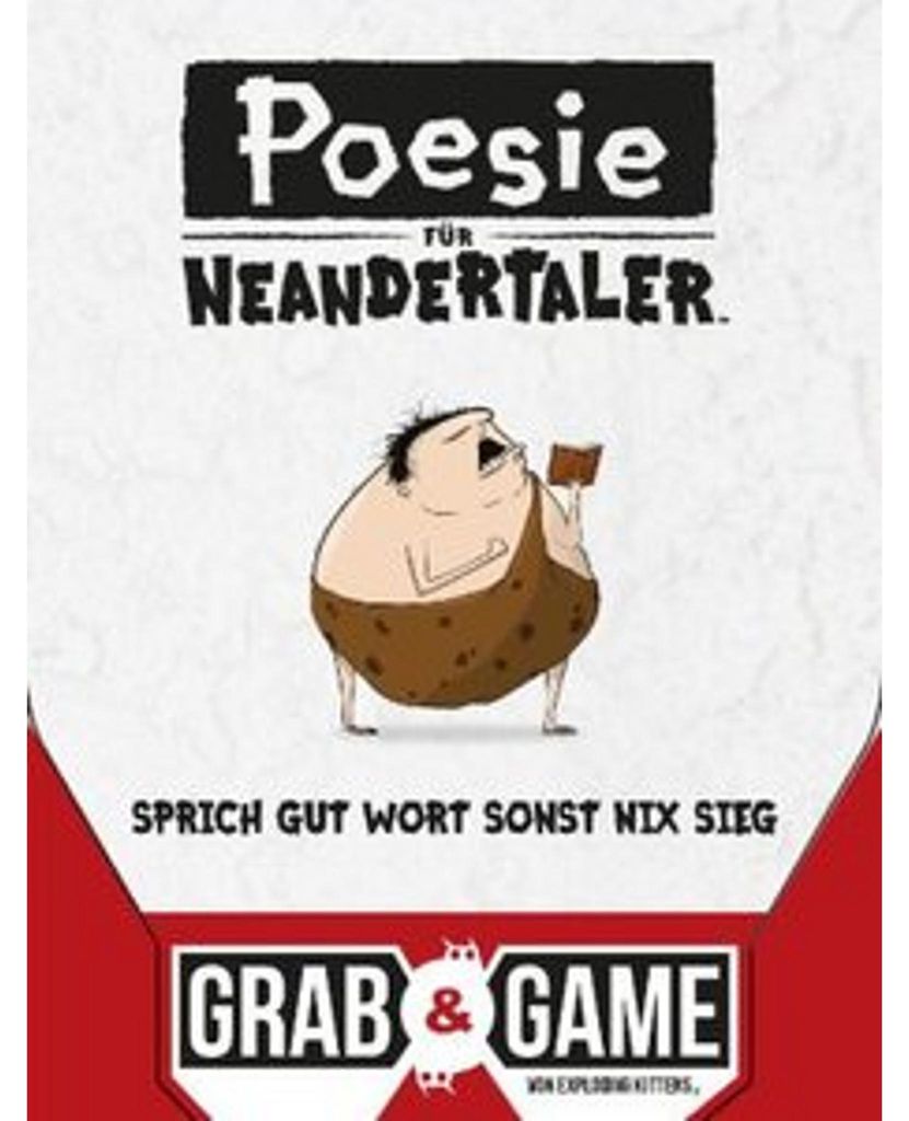 Poesie für Neandertaler: Grab & Game Produktbild 