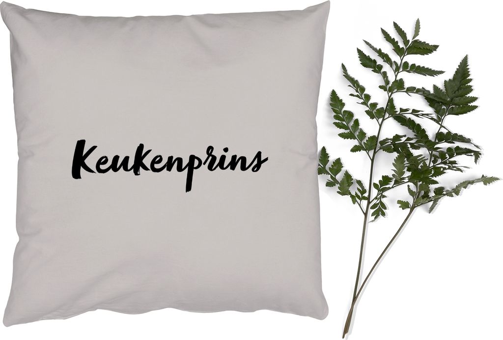 MuchoWow Zierkissen Sofakissen Wohnzimmer Dekokissen 60x60 cm Angebot - Küchenprinz - Taupe - Sitzfläche - Foto Polster