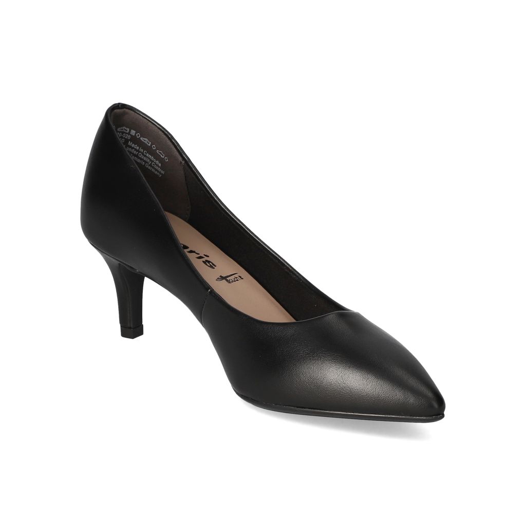 Tamaris Damen Pumps einfarbiges Design spitz Pfennigabsatz Produktbild 18