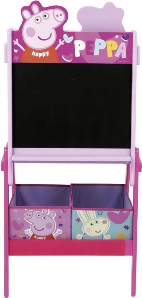 Tableau Peppa Pig rose double face - Ardoise éducative pour s'amuser - 5