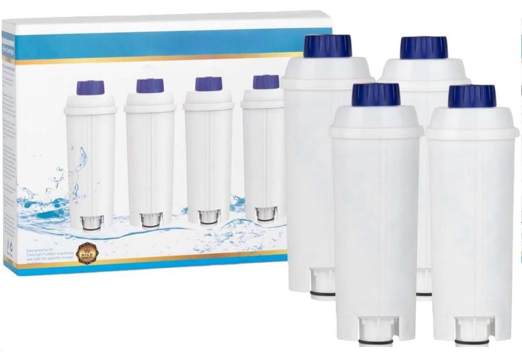 Filter für DeLonghi Espressomaschine DLSC002 Ersatzfilter für Wasser Set 4 Stück