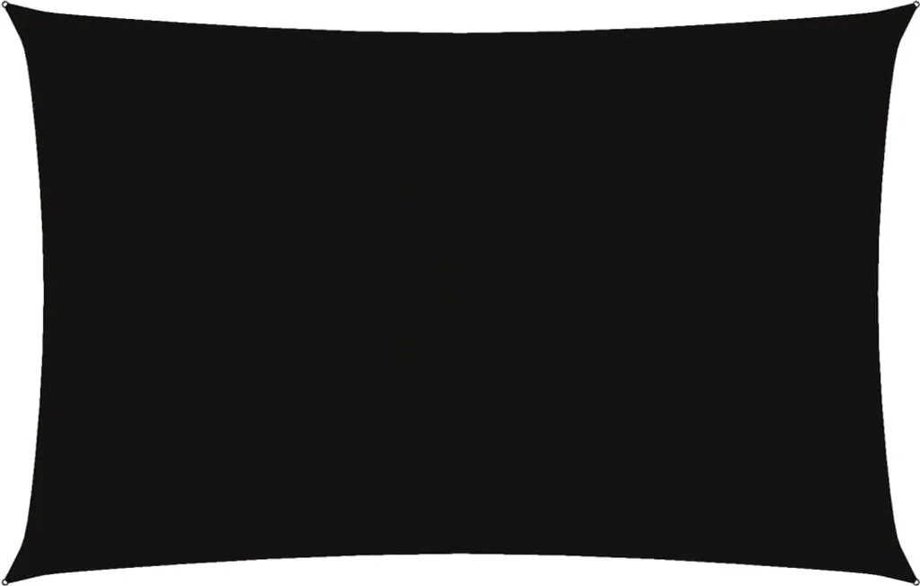 vidaXL Tenda da sole in tessuto Oxford rettangolare 5x8 m Nero