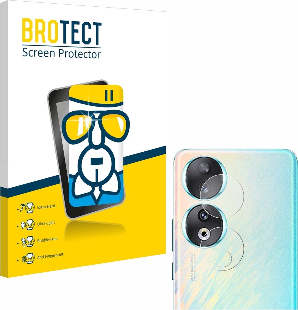 BROTECT Schutzglas für Honor 90 (NUR Kameraschutz) Schutzfolie Panzer Folie Glas Display Schutz klar