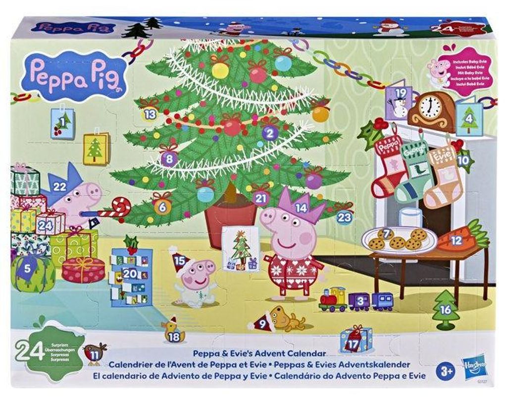Peppa Pig Adventskalender: Peppa en Evie, een feestelijke Productafbeelding 