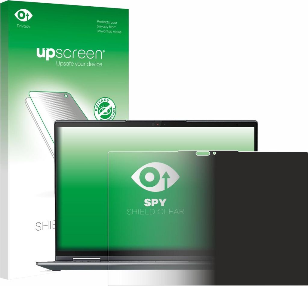 Für Lenovo ThinkPad X1 Yoga Gen 7 Sichtschutzfolie Schutzfolie upscreen Anti-Spy Privacy Sichtschutz Blickschutz Display Schutz Folie Blaulichtfilter