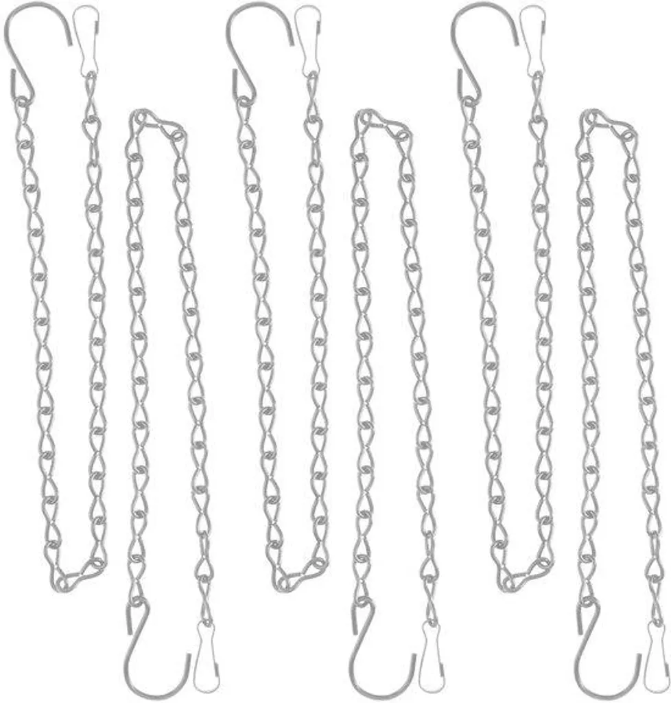 Chaînes métalliques de 50 cm pour suspensions stables et sécurisées