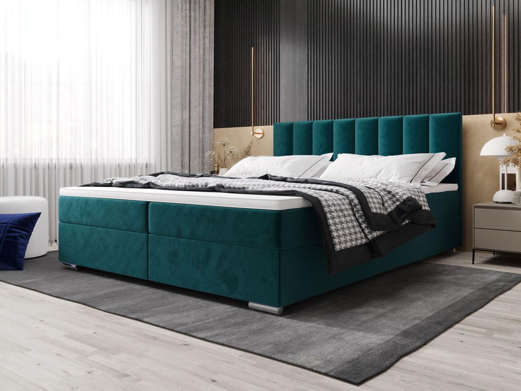 BEDANTE Boxbett ZILANO 2 160x200 Itaka 39 Bett Bettkasten Ehebett Hotelbett Topper Matratze Schlafzimmer Stauraum