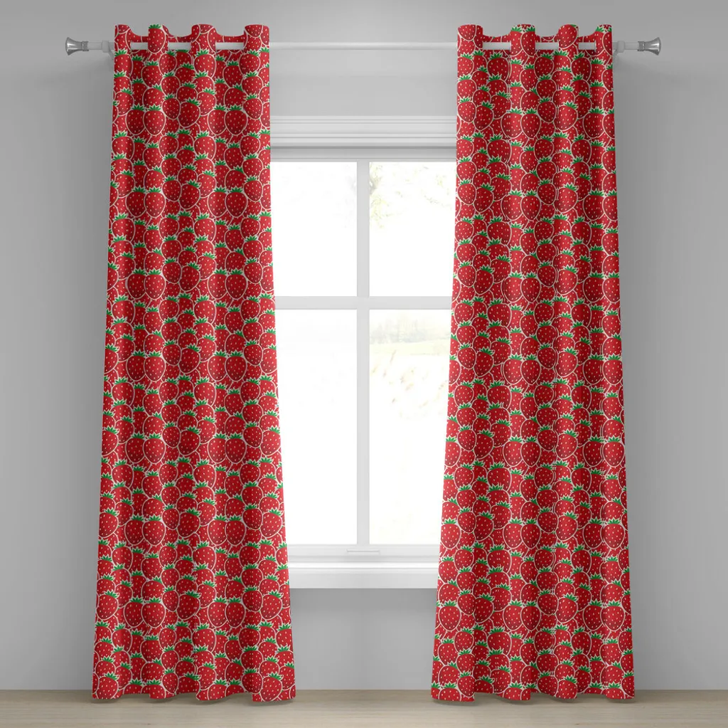 Tende Arredo Tema Fragole Botaniche 280x245 | ABAKUHAUS Stampa 3D
