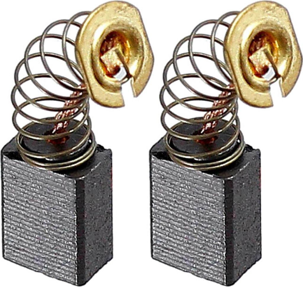 2x Kohlebürsten für viele Makita Elektro-Werkzeuge (z.B. Bohrmaschine, Winkelschleifer, Schlagschrauber, Fräse, Kreissäge) Motorkohlen 6x9x12mm