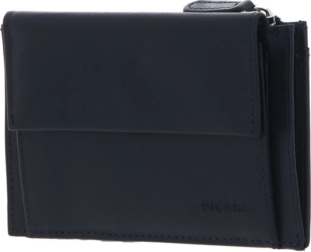 Porte-cartes Cuir PICARD Apache Bleu Marine : Fini les Poches Pleines