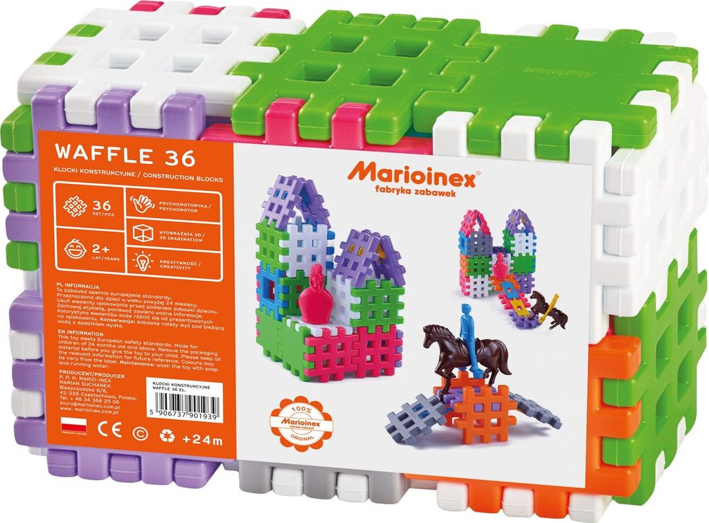 MARIOINEX Bauklötze Kostka 36 01939 Produktbild 
