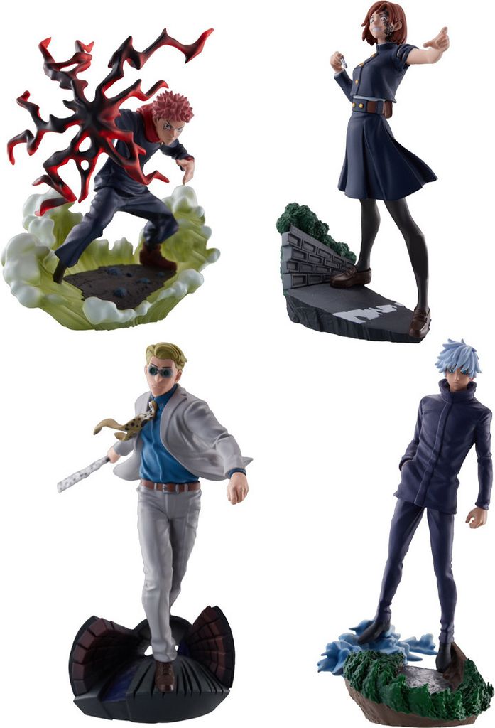 Jujutsu Kaisen Petitrama Series Trading Figure 3-Set Jujutsu Kaisen Series Vol.2 Setn 9 cm