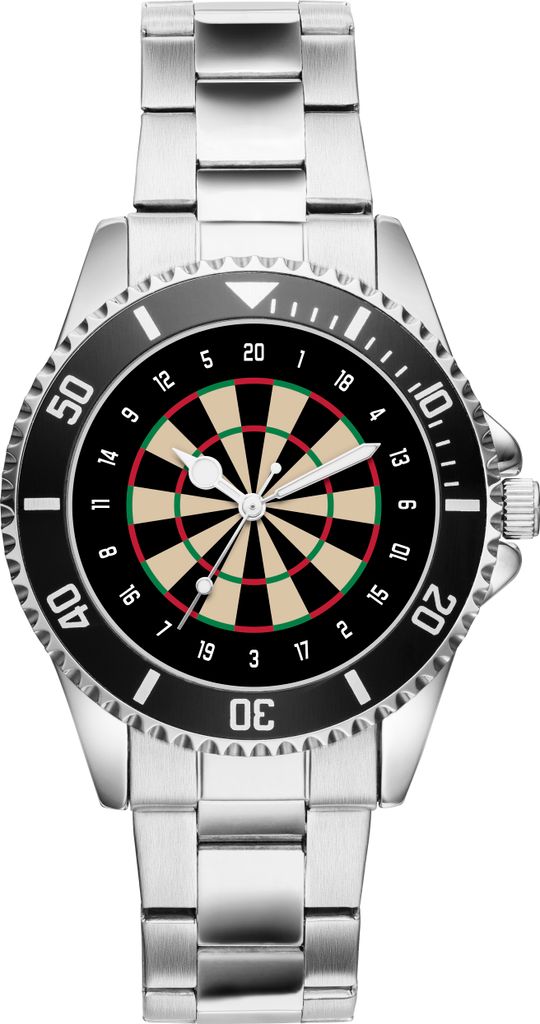 KIESENBERG Herrenuhr Armbanduhr Dart Darts Dartspieler Produktbild 