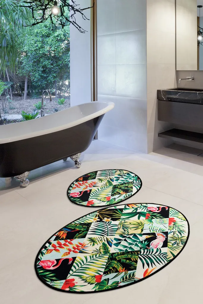 Tappetino Bagno Moderno Mijolnir CHL2345 Colorato 700g/m² - 1