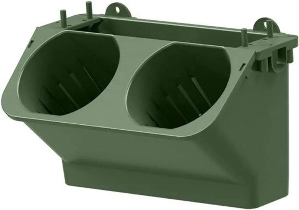 Suspension horticole auto-irriguée pour balcon - Pot décoratif vert 250ml