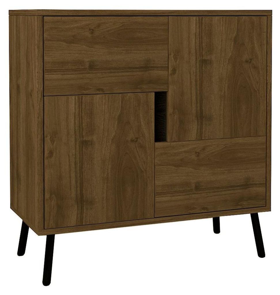 Holzbüffet "Darien" - 76 x 35 x 79 cm - Braun