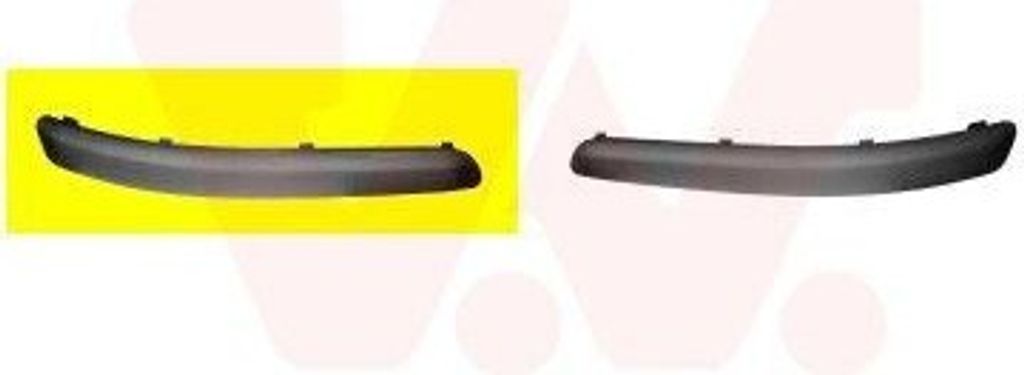 VAN WEZEL Cache pare-chocs noir avant droit (5828582) pour Image du produit 