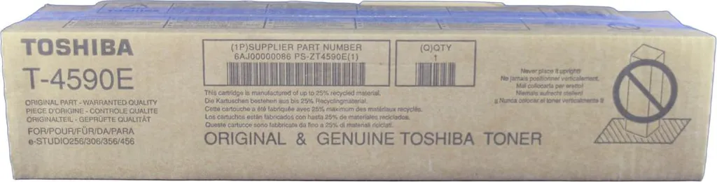 Toner Toshiba T-4590E Noir 6AJ00000086 : Évitez les Traces d'Impression