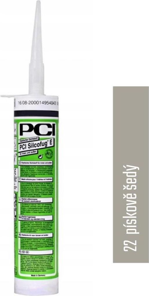 PCI Silcofug E Elastický tmel 310ml pískově šedý Obrázek produktu 