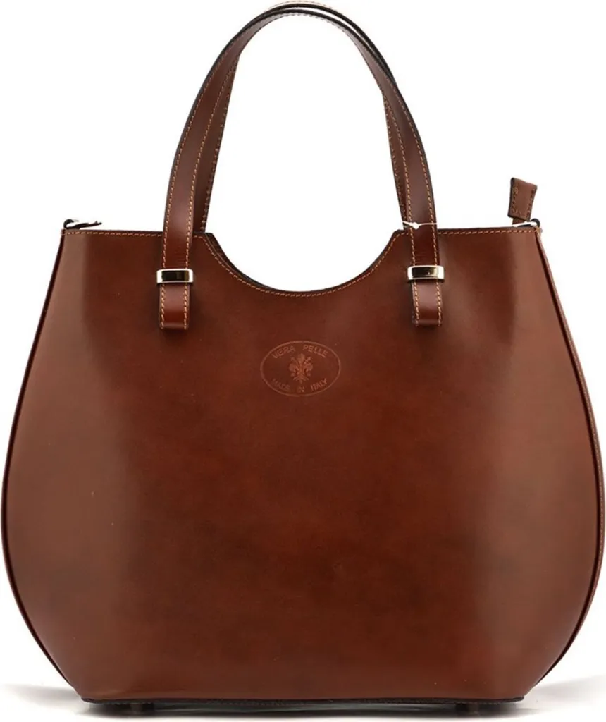 Sac en cuir véritable VP391L ts3075 Vera Pelle avec finitions artisanales