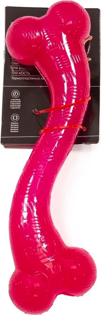 Ours Os Gloria Rosa 30 cm en fibre soyeuse - Peluche rose haute qualité