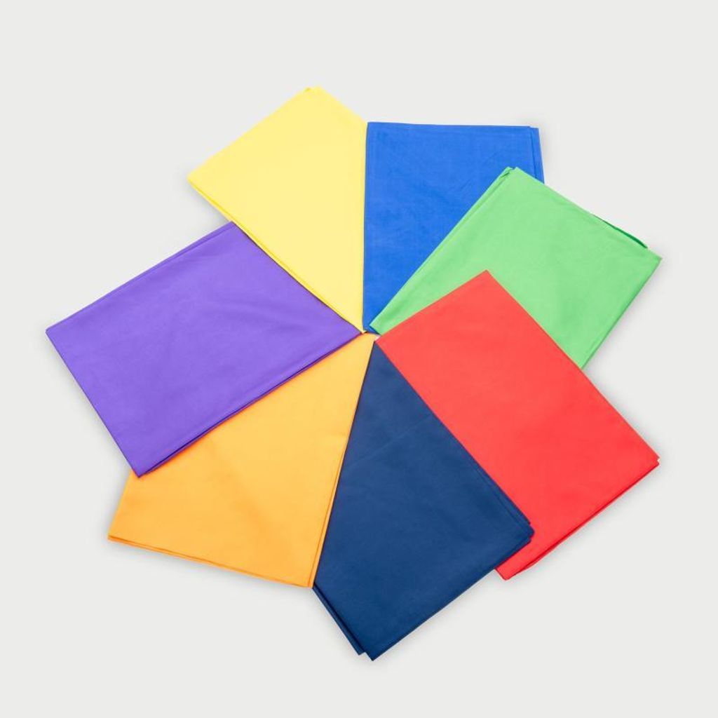 TickiT Regenbogen Habutae Stoff - Kreatives Stoffset für Produktbild 