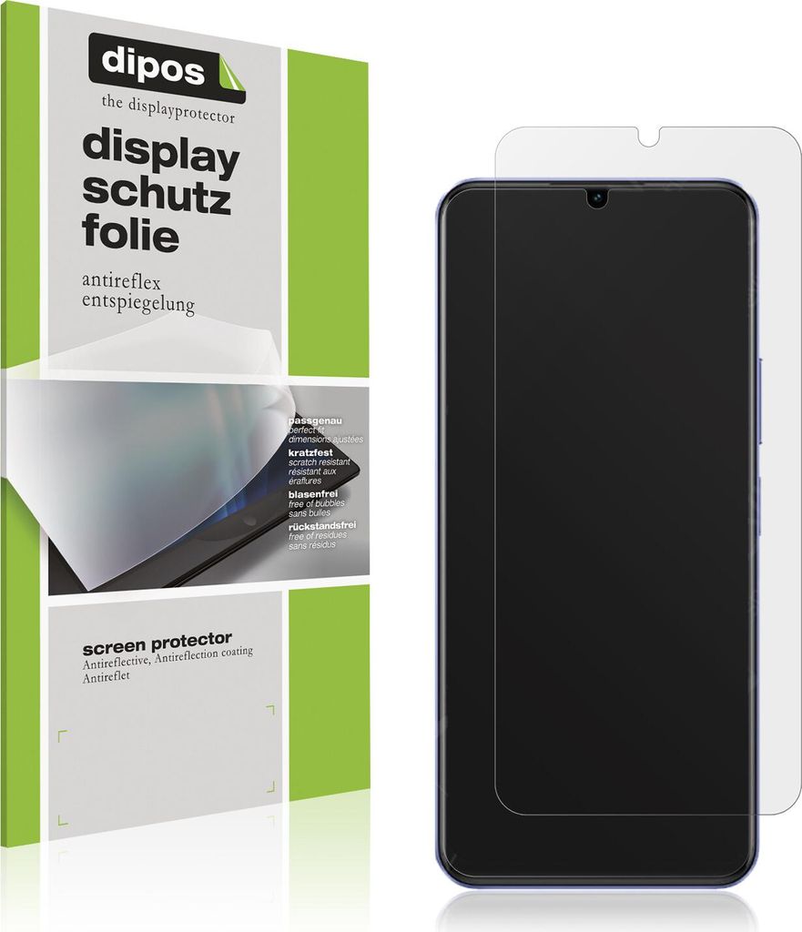 4x Schutzfolie für Vivo Y36i matt Displayschutzfolie Folie Display Schutz dipos