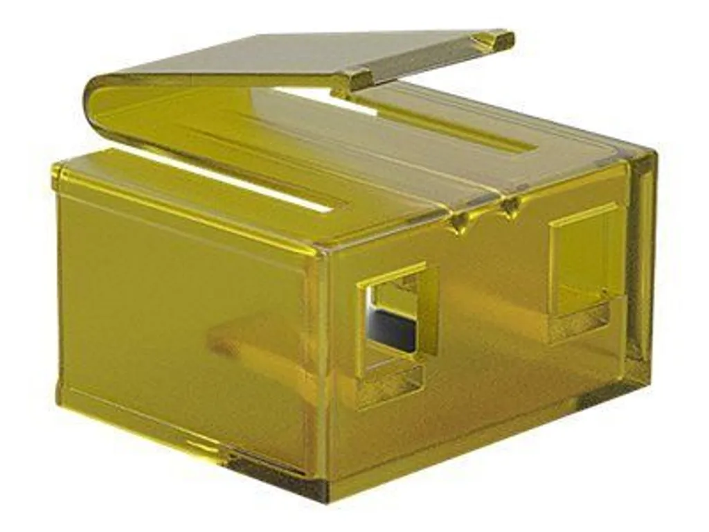 Lindy 40483 Lin RJ45 Blocco porta 20 pezzi senza chiavi | Codice giallo - 3