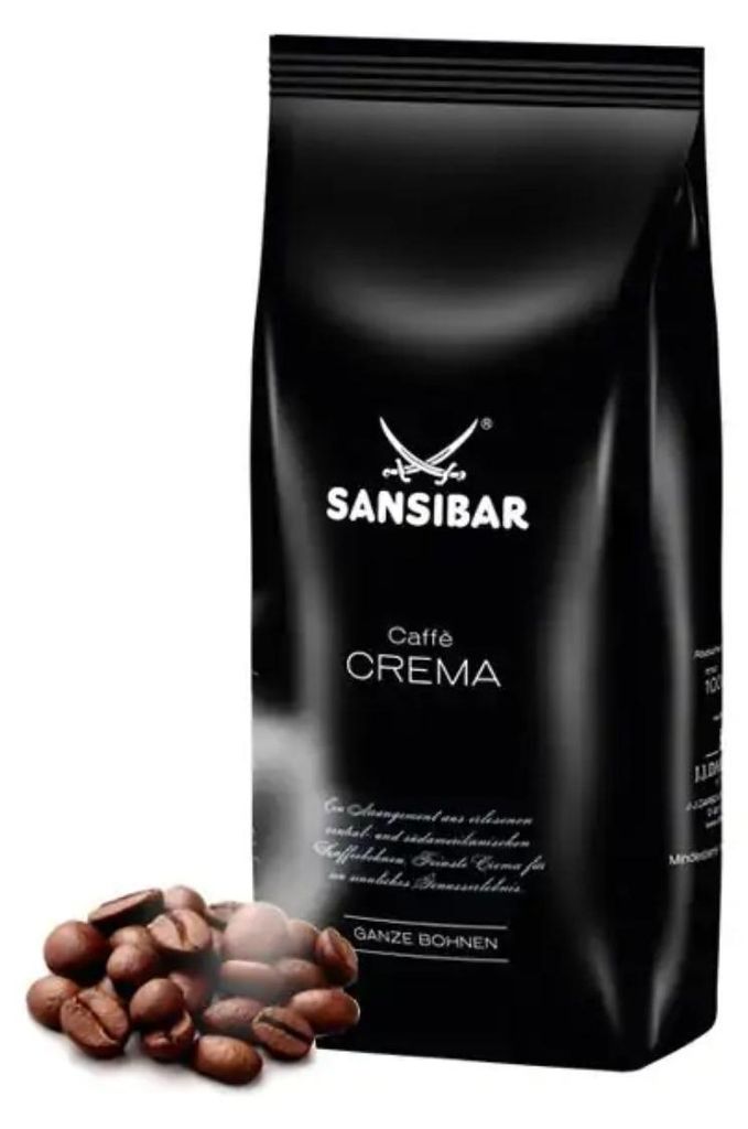 Zanzibar Caffe Crema całe ziarno 1000g Zdjęcie produktu 