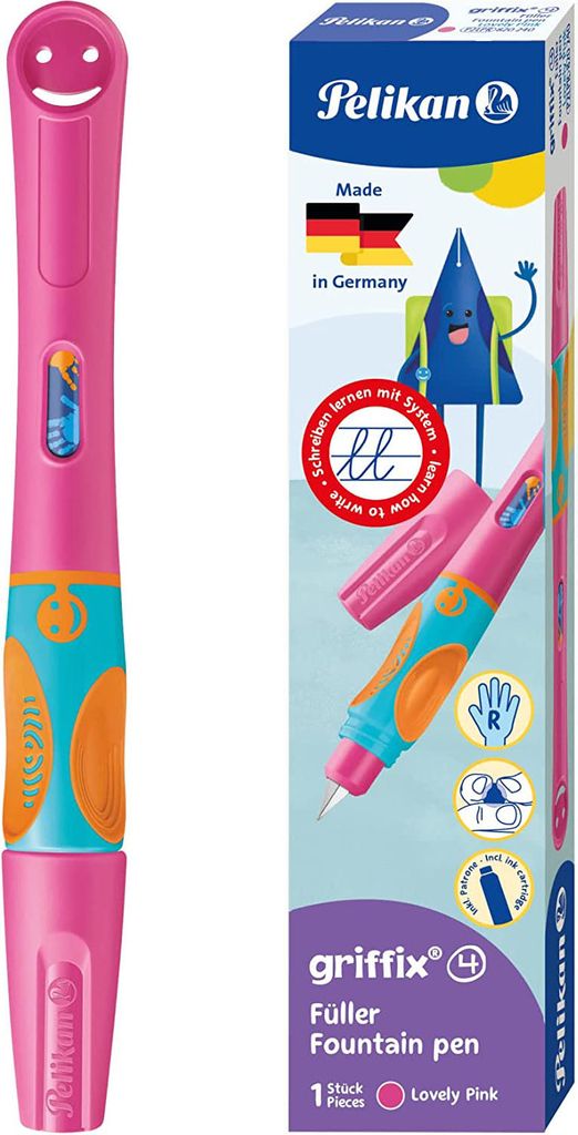 Pelikan griffix® Patronenfüller pink A (für Anfänger) Produktbild 14