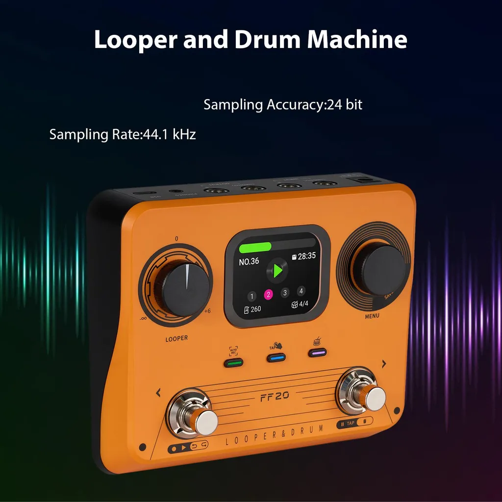 Station de loop pour guitare électrique avec boîte à rythmes intégrée - 13