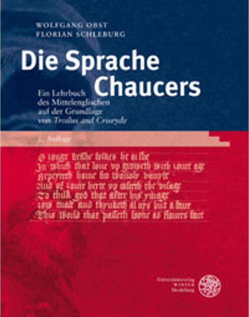 Die Sprache Chaucers: Ein LehrBook des Mittelenglis... Book