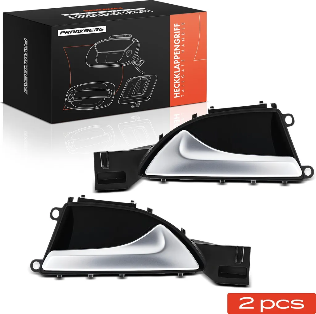Paire de Poignées Intérieures pour Mercedes Classe B W246 W242 Noires