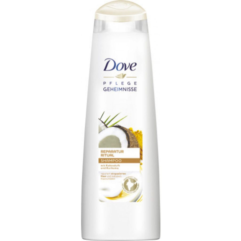 Dove Shampoo KOKOS + REPARATUR 250ml repariert strapaziertes Haar tiefenwirksam