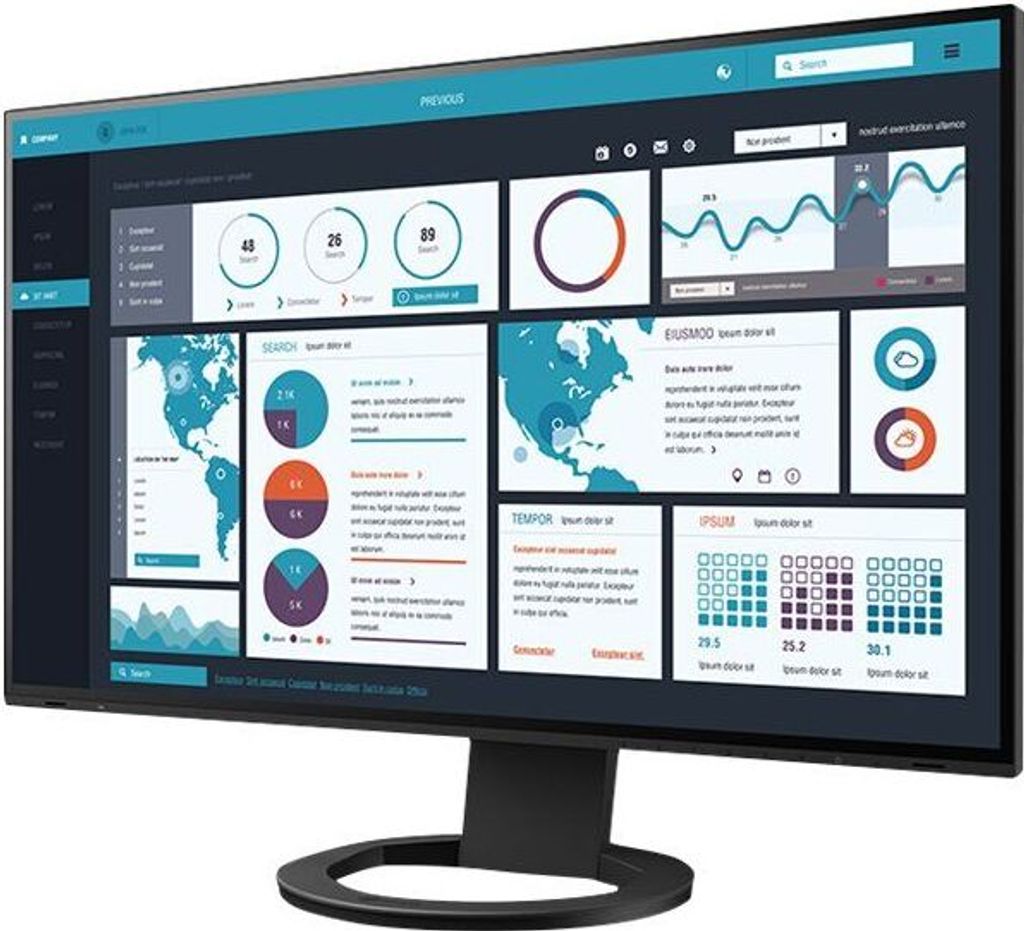 EIZO FlexScan EV2795-BK, 68,6 cm (27"), 2560 x 1440 px, Obrázok produktu 