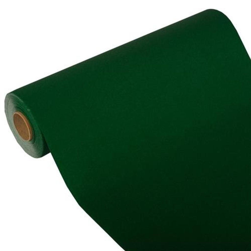 Papstar Tischläufer, Tissue "ROYAL Collection" 24 m x 40 cm dunkelgrün, 4 Rollen