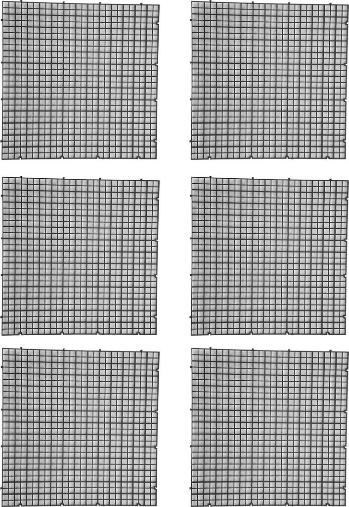 Aquarium-Trennwand, 6 Stck, Aquarium-Isolierungsgitter-Platte, Aquarium-Isolierungsgitter-Trennw?nde, Aquarium-Filterschale mit Filternetz-Design, ...