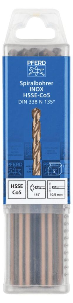 PFERD 25203580, Bohrer, 5 Stück(e) Produktbild 