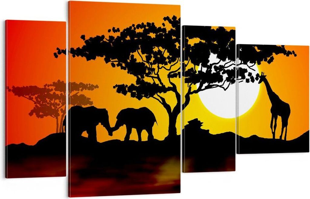 Bild auf Leinwand - Leinwandbild - Tiere Safari Savanne Produktbild 