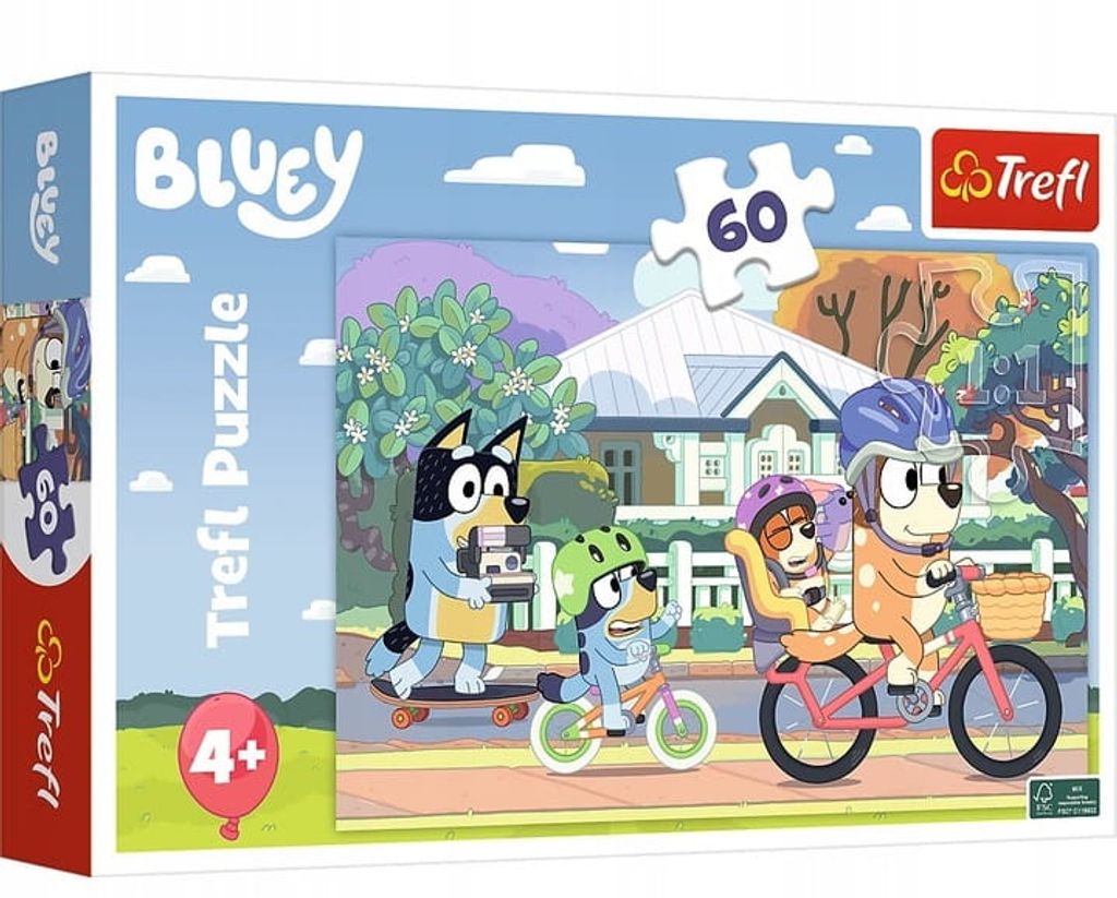 TREFL Puzzle Štastná Bluey 60 dílků | Kaufland.cz
