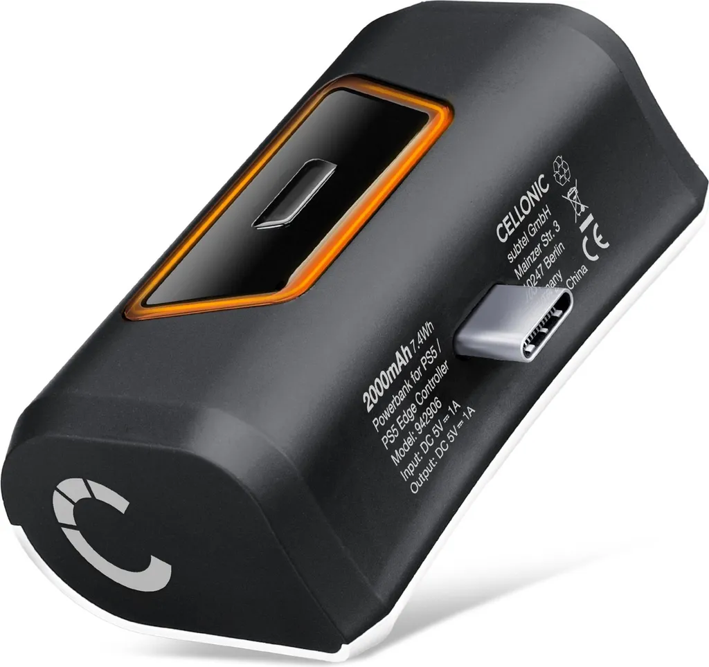 Powerbank Esterno CELLONIC 2000mAh | Caricatore Portatile per Tutta la Famiglia
