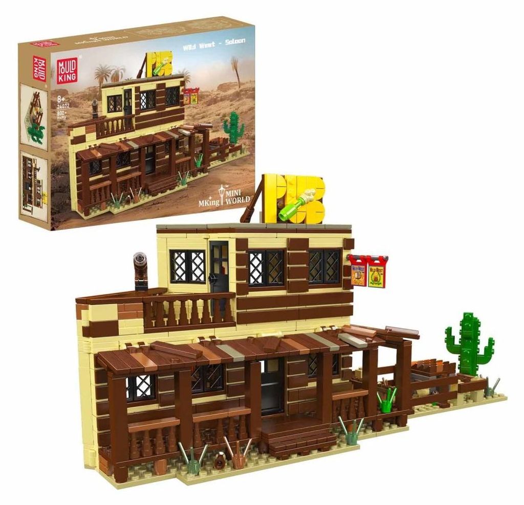 Mould King 24072 Wild West Saloon Produktbild 