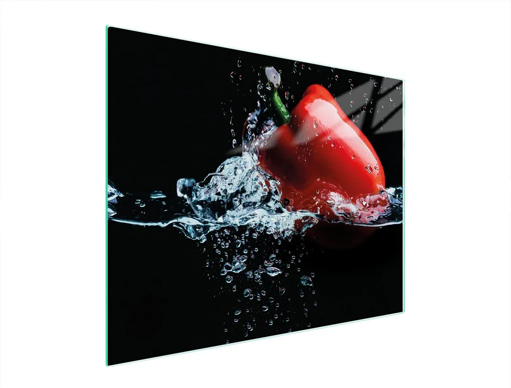 Tagliere in vetro 52x40 pepe